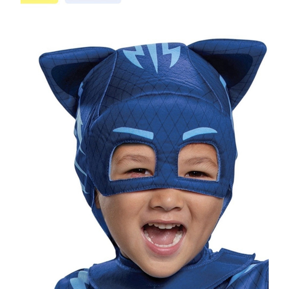 PJ Mask Catboy Halloween Costume for Toddler, Size 3T 4T By Disguise New - Picture 3 of 3